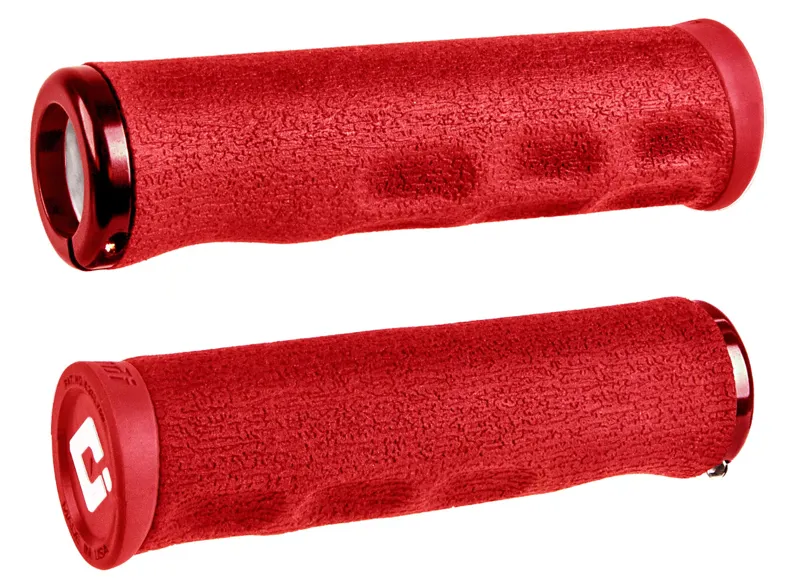 Odi Dread Lock Mountain Bike 130mm Grips in Red